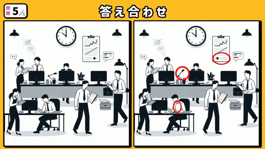 #204　問題5　答え合わせ