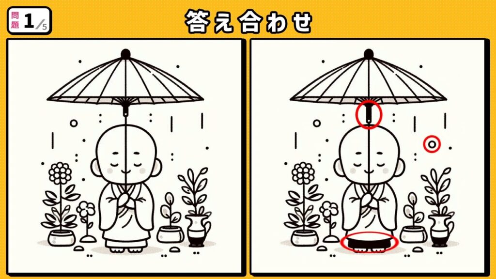 #202　問題1　答え合わせ